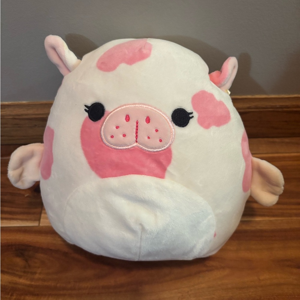 Rare Valentines-day Adorable Pink and White Mondy SeaCow Squishmallow
